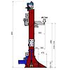 Zvedák EMANUEL SCM 252F.4 (bokorys, patka 500 až 700 - 2 500 až 2 700 mm)